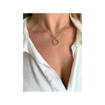 Colar Circular com Zirconias