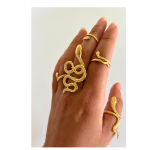 Anel Cobra Entrelaçada 1